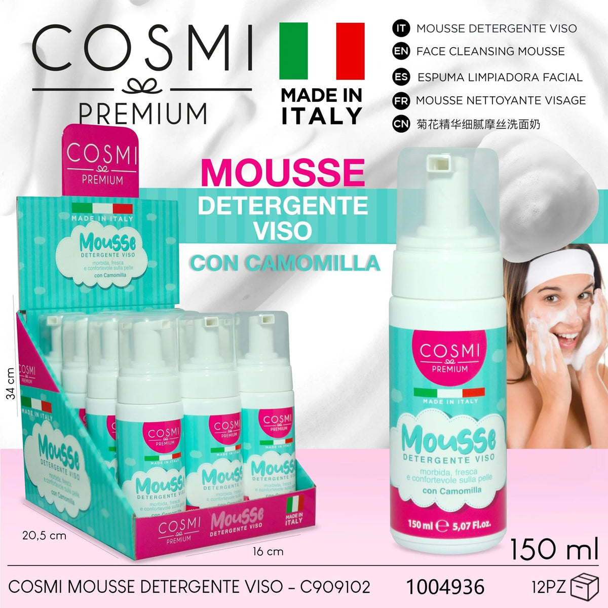 LIMPIADOR FACIAL MOUSSE CAMOMILA