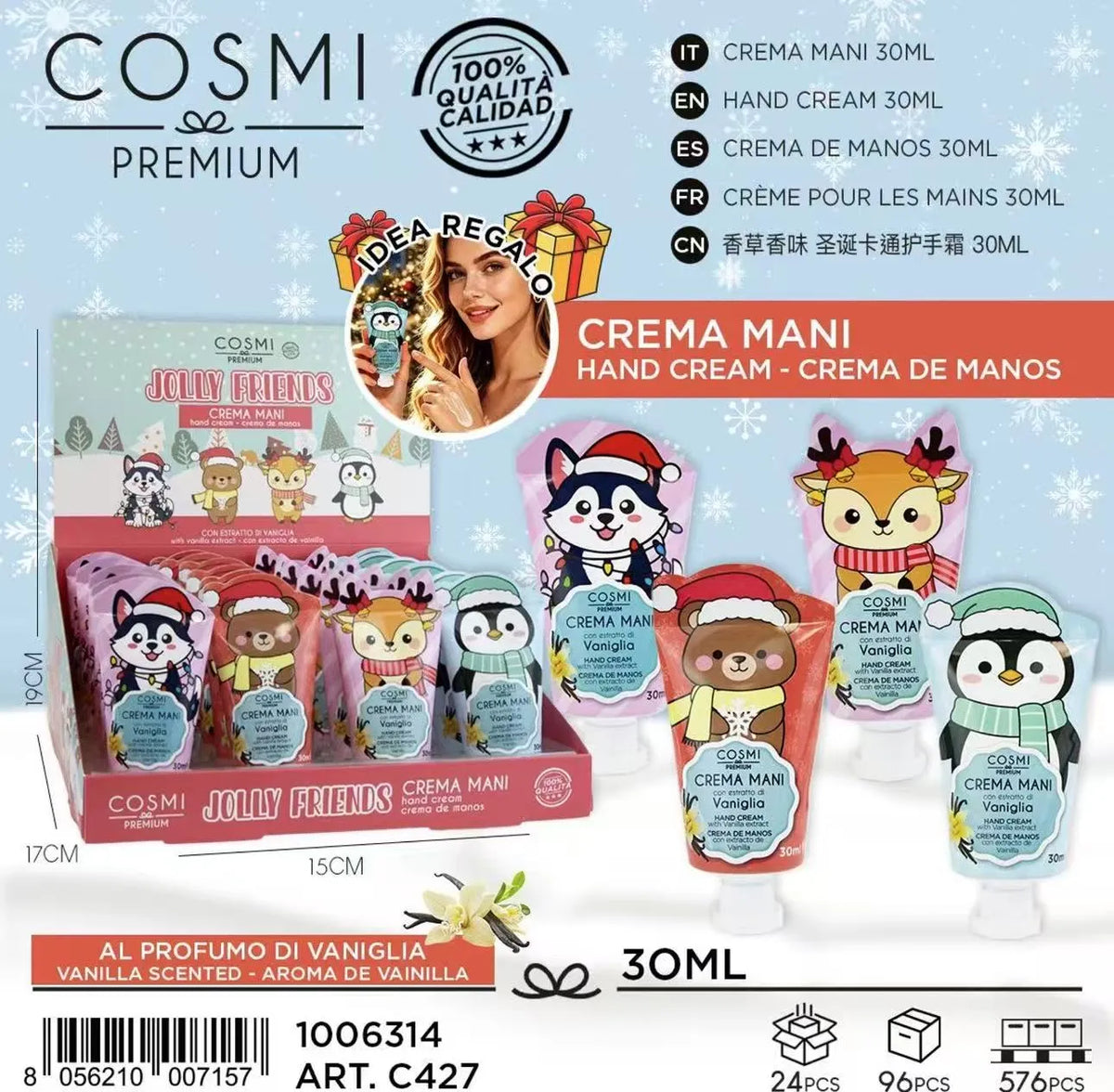 CREMA DE MANOS NAVIDAD
