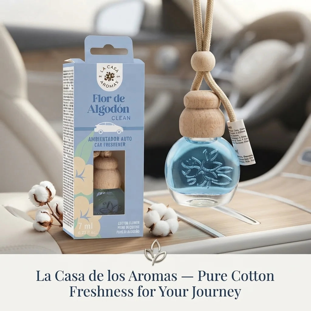 AMBIENTADOR COCHE ALGODON 7ML – LA CASA DE LOS AROMAS