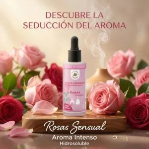 ESENCIA HIDROSOLUBLE 48ML ROSAS SENSUAL