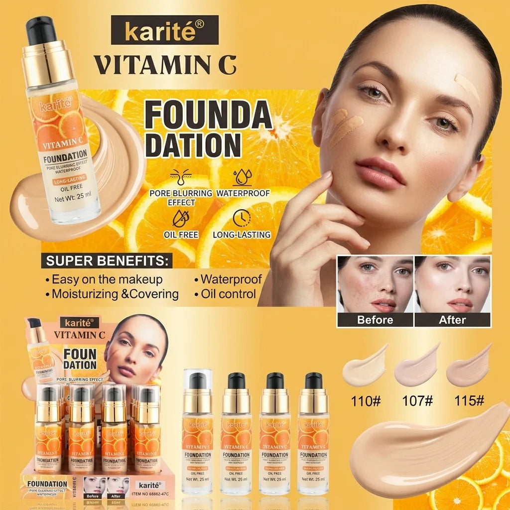 BASE DE MAQUILLAJE CON VITAMINA C