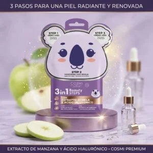 MASCARILLA KOALA 3 PASOS