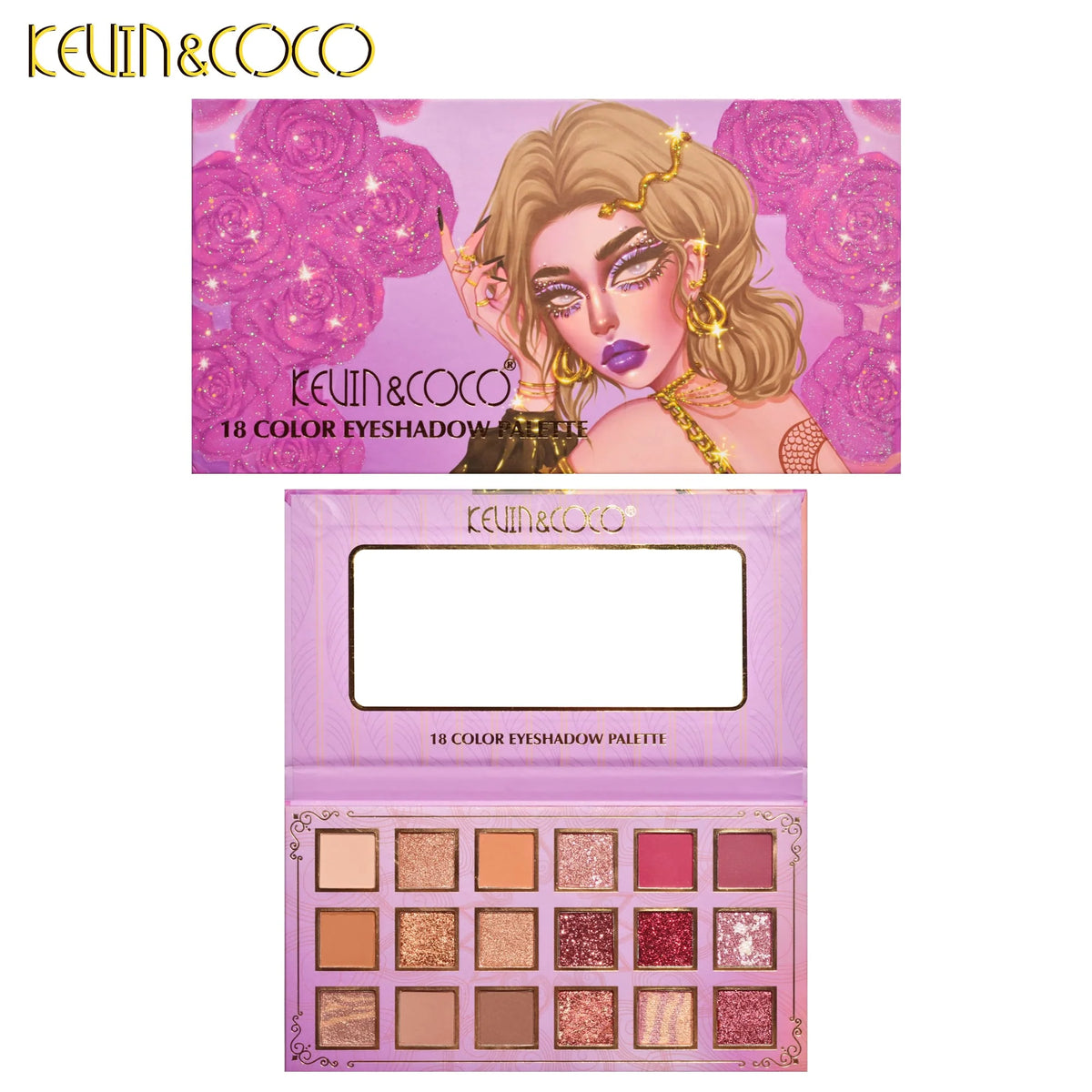 18 Colors Eyeshadow Face Palette